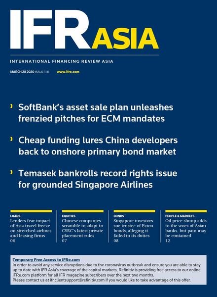 IFR Asia – March 28, 2020 Cover