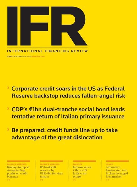 IFR Magazine – April 18, 2020 Cover