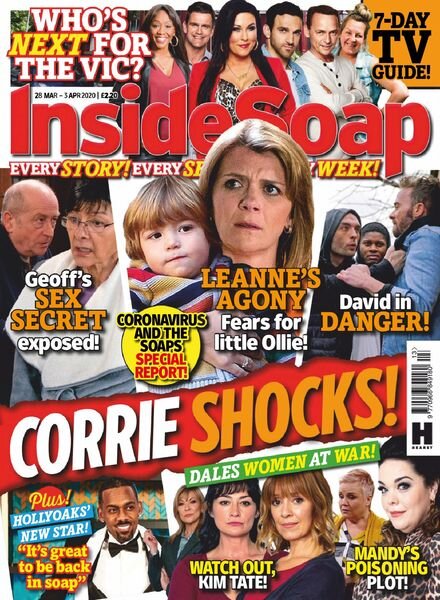 Inside Soap UK – 28 March 2020 Cover