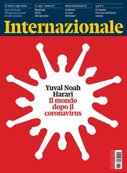 Internazionale – 27 Marzo 2020 Cover