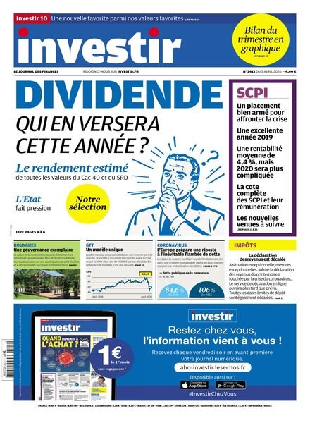 Investir – 3 Avril 2020 Cover