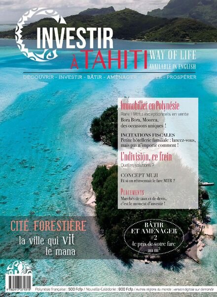 Investir a Tahiti – Fevrier-Avril 2020 Cover