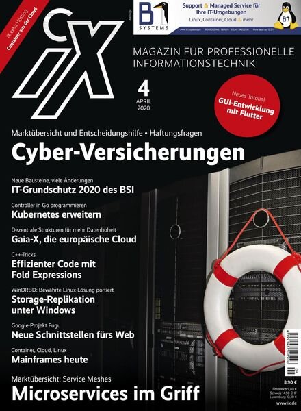 iX Magazin – April 2020 Cover
