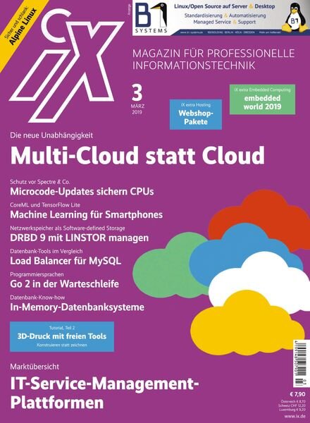 iX Magazin – Marz 2019 Cover