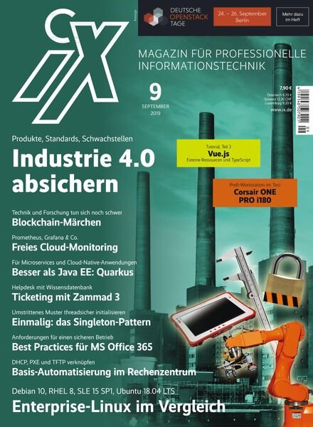 iX Magazin – September 2019 Cover