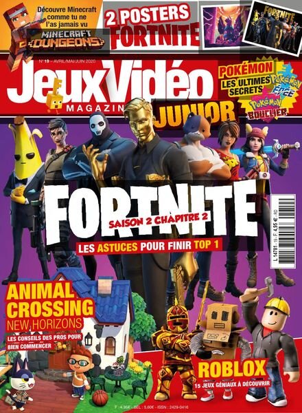 Jeux Video Magazine Junior – mars 2020 Cover