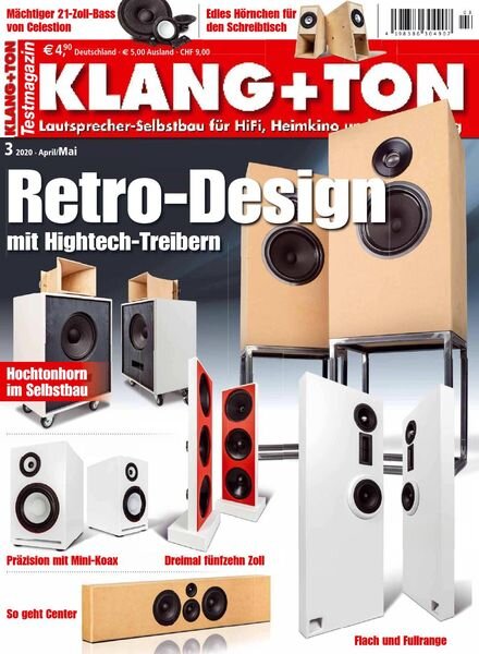 Klang & Ton – April-Mai 2020 Cover