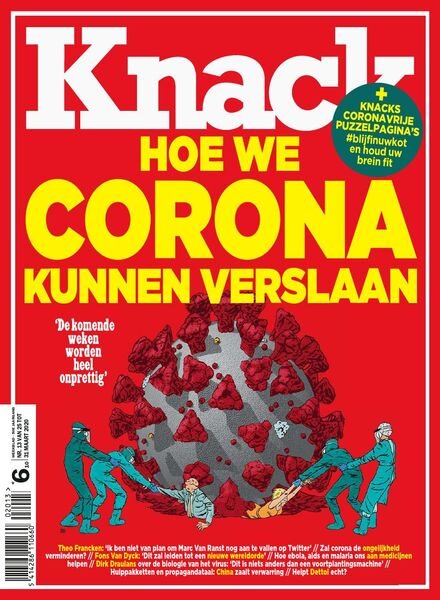Knack Belgium – 25 Maart 2020 Cover