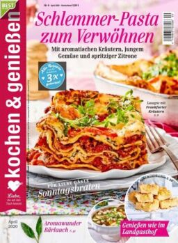 Kochen & Geniessen – April 2020