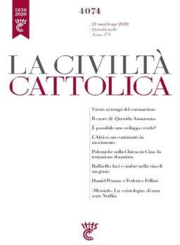 La Civilta Cattolica – 21 Marzo 2020