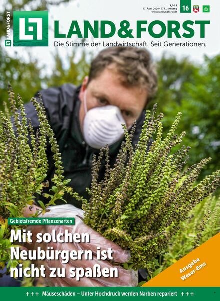 Land & Forst Weser Ems – 15 April 2020 Cover