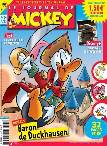Le Journal de Mickey – 18 mars 2020 Cover