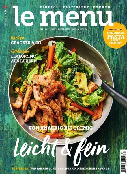 Le Menu – Januar-Februar 2020 Cover