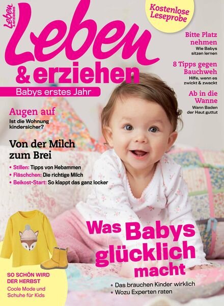 Leben & Erziehen Sonderheft – Babys erstes Jahr – September 2019 Cover
