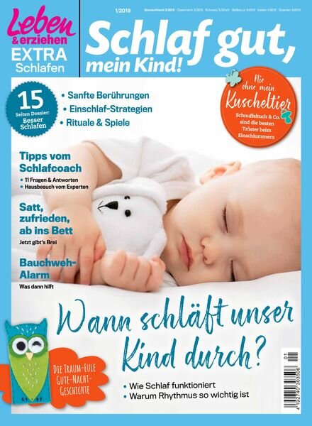 Leben & Erziehen Sonderheft – Schlaf gut, mein Kind! – September 2019 Cover