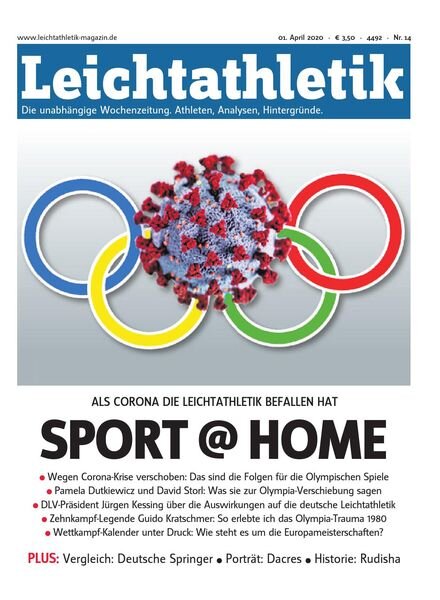 Leichtathletik – 1 April 2020 Cover