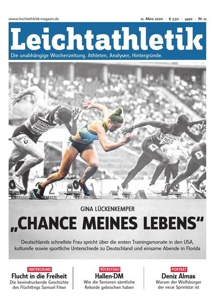 Leichtathletik – 11 Marz 2020 Cover