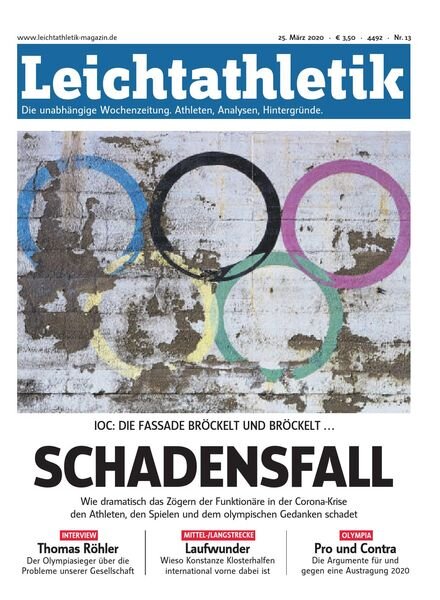Leichtathletik – 25 Marz 2020 Cover