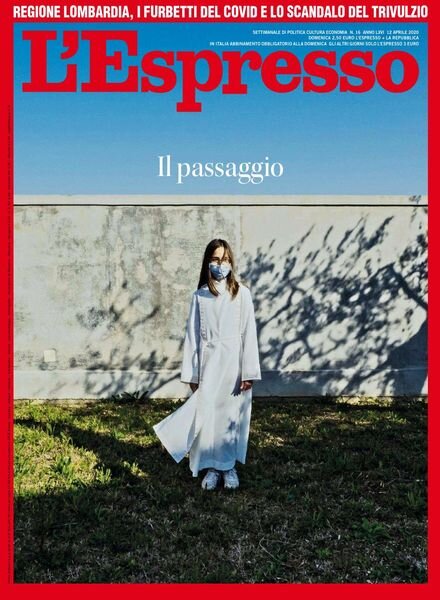 L’Espresso – 12 aprile 2020 Cover
