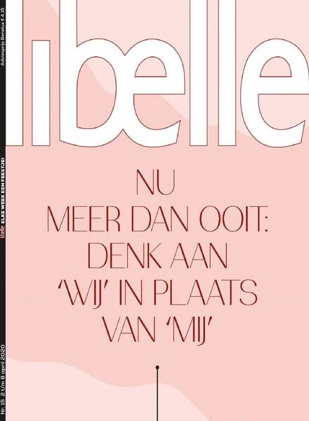 Libelle Netherlands – 02 april 2020 Cover
