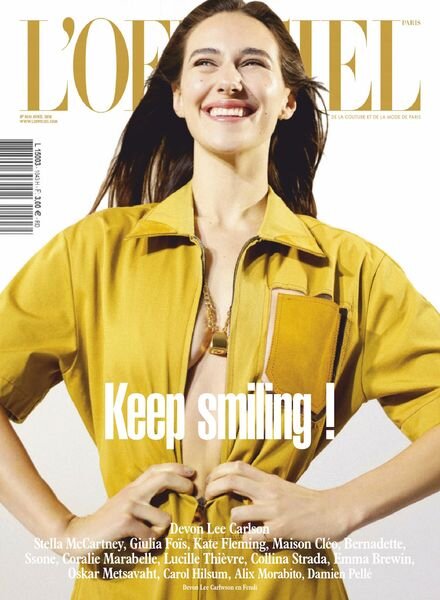 L’Officiel Paris – avril 2020 Cover