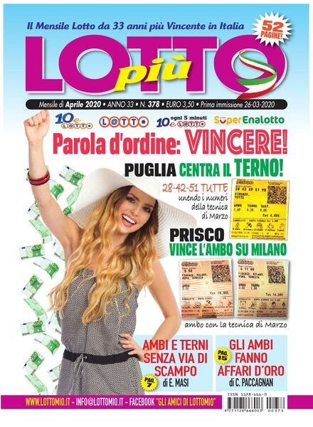 Lottopiu – Aprile 2020 Cover