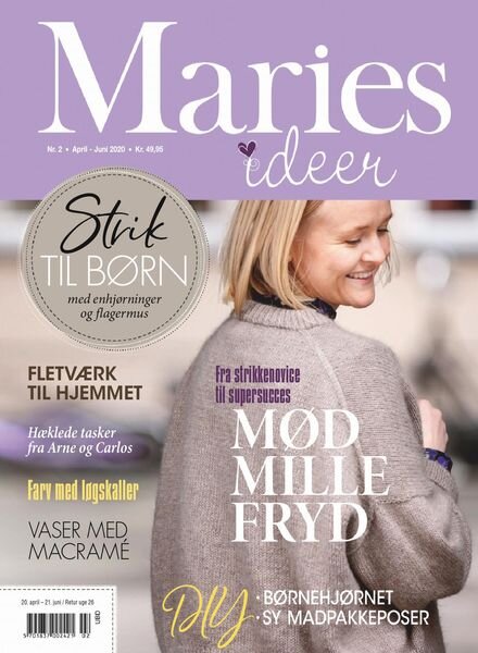 Maries Ideer – april 2020 Cover