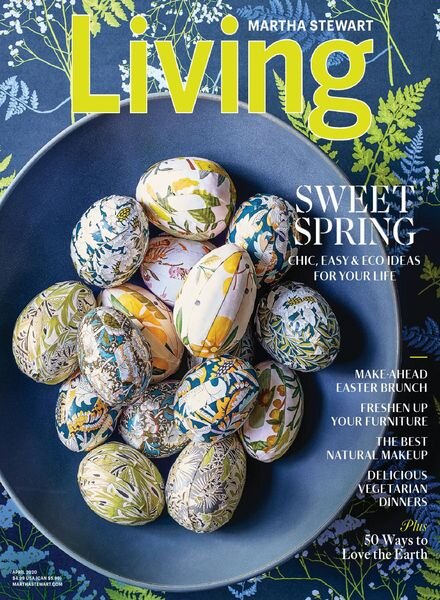 Martha Stewart Living – April 2020 Cover