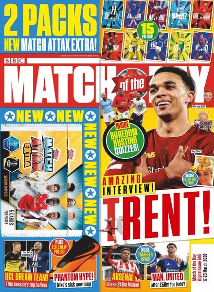 Match of the Day – 17 March 2020 Cover