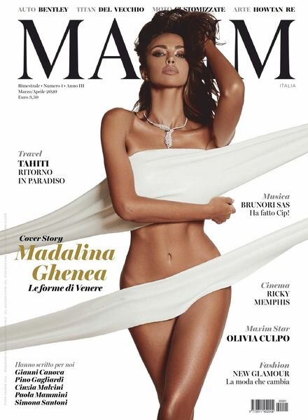 Maxim Italia – Marzo-Aprile 2020 Cover