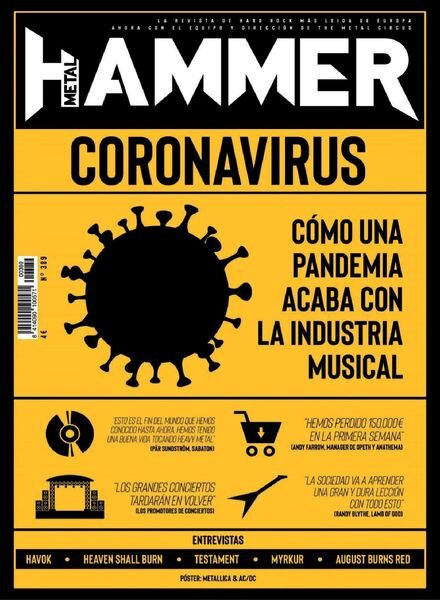 Metal Hammer Espana – abril 2020 Cover