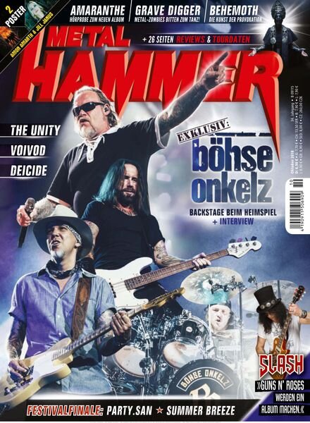 Metal Hammer Germany – Oktober 2018 Cover