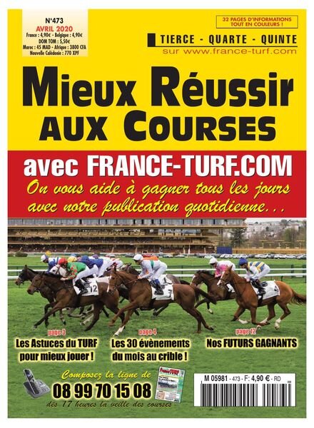 Mieux Reussir aux Courses – avril 2020 Cover