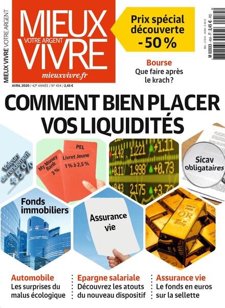 Mieux Vivre Votre Argent – avril 2020 Cover