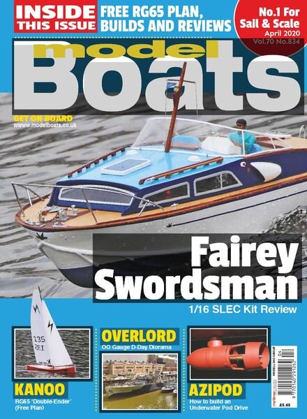 Model Boats – Issue 834 – April 2020 Cover