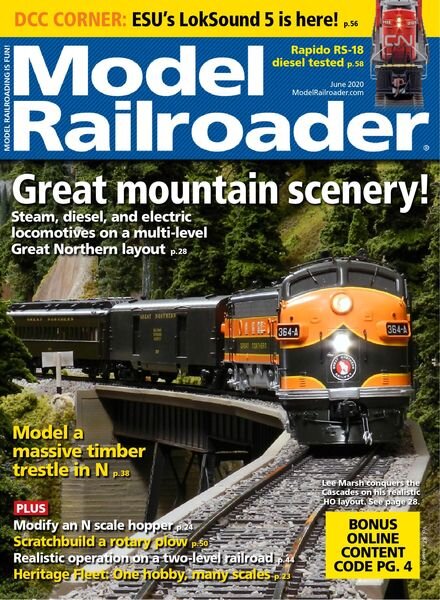 Model Railroader – June 2020 Cover