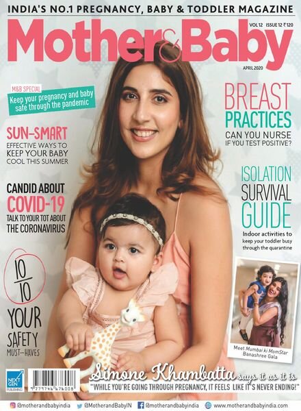 Mother & Baby India – April 2020 Cover