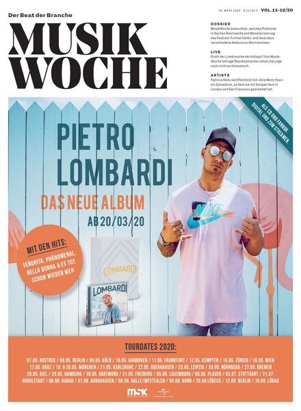 MusikWoche – 09 Marz 2020 Cover