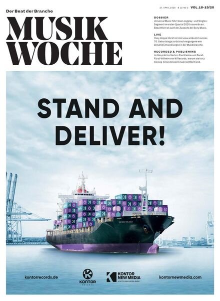 MusikWoche – 27 April 2020 Cover