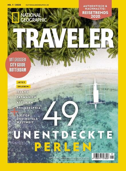 National Geographic Traveler Germany – Nr.1 2020 Cover