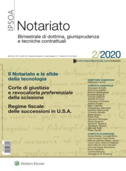Notariato – Febbraio 2020