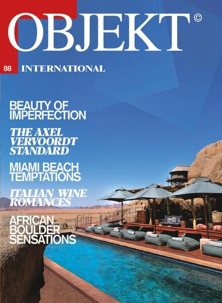 Objekt International – March 2020 Cover