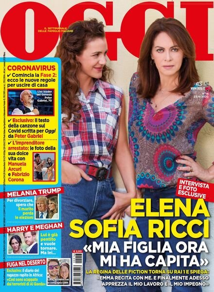 Oggi – 23 aprile 2020 Cover