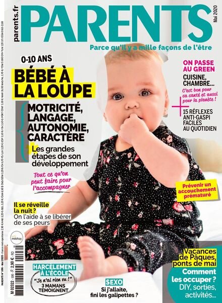 Parents France – 01 avril 2020 Cover