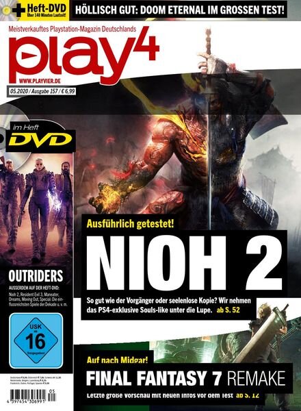 Play4 – April 2020 Cover
