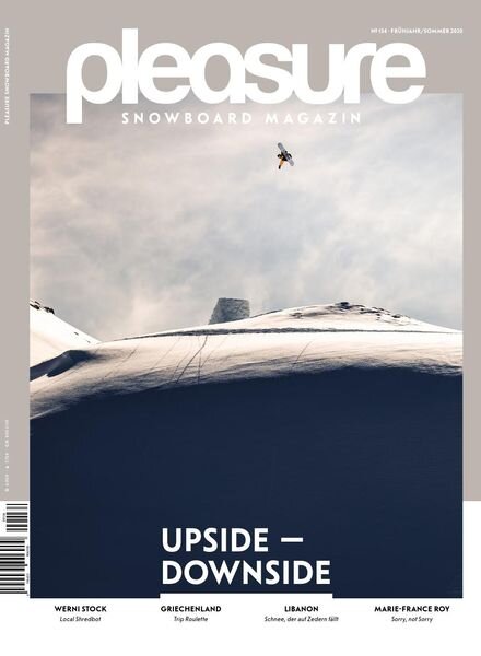 Pleasure Snowboard Magazin – April 2020 Cover
