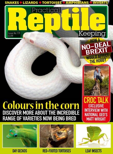 Practical Reptile Keeping – Issue 119 – October 2019 Cover