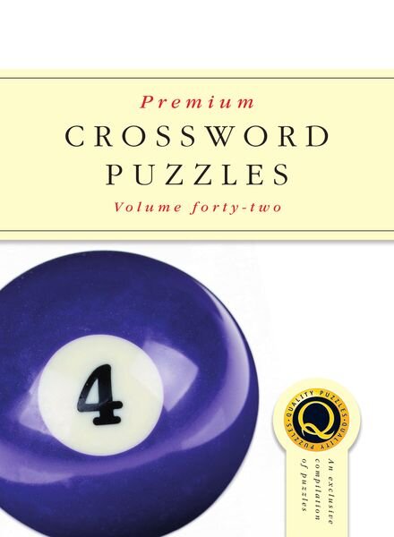 Premium Crossword Puzzles – Issue 42 – June 2018 Cover