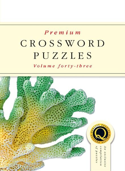 Premium Crossword Puzzles – Issue 43 – July 2018 Cover