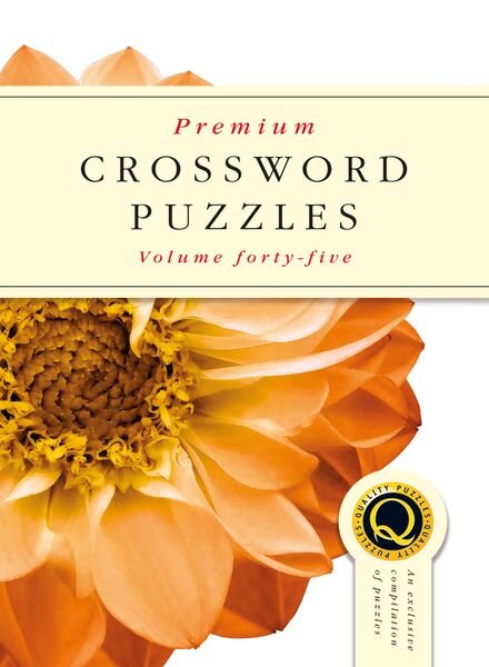 Premium Crossword Puzzles – Issue 45 – August 2018 Cover